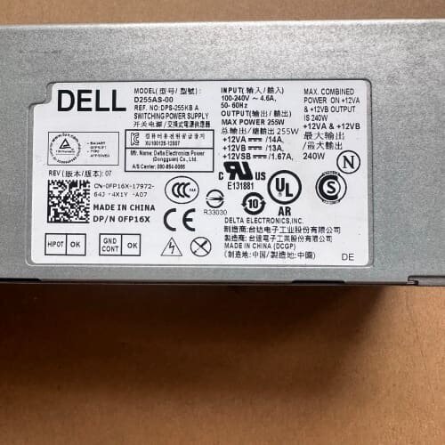 议价戴尔交换机电源 型号D255AS-00.功率255w，正品