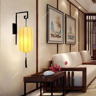 宋代美学新中式壁灯客厅床头卧室复古手工灯笼中国风禅意壁挂灯