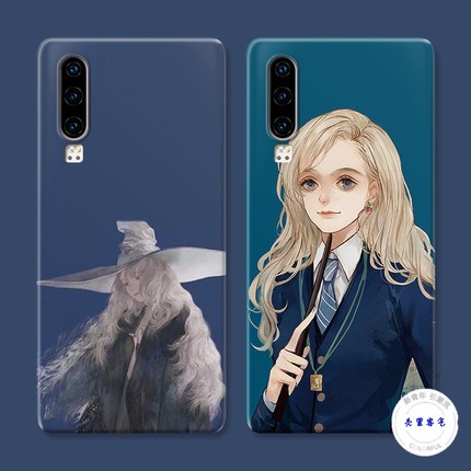 适用于可爱卢娜华为p60手机壳p40p30p20pro哈利波特p10p9plus女款+防摔防摔套