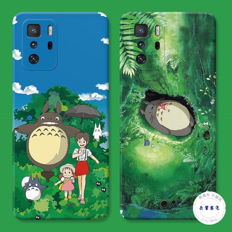 适用于可爱龙猫小米红米note12手机壳11pro+10软9宫崎