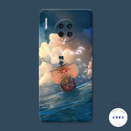 适用于海贼王华为mate30手机壳40pro+50个性20x动漫10e创意9全包8软防摔套
