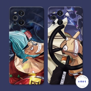 适用于潮男弗兰基oppo findx3手机壳x5 x2pro个性创意k10k7k5海贼王防摔套