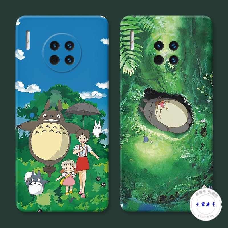适用于可爱龙猫华为mate30手机壳40pro+50卡通20x宫