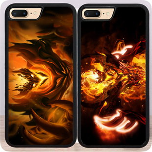 dota2/影魔iphone7PLUS手机壳磨砂保护套6plus适用软壳苹果x防摔