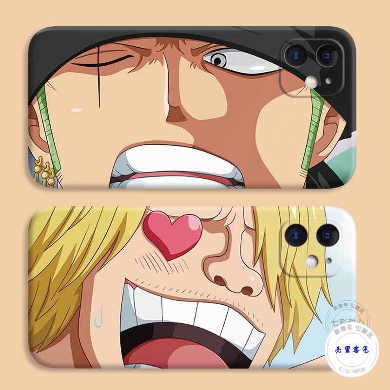 适用于大头索隆iPhone12苹果11手机壳13山治mini海贼