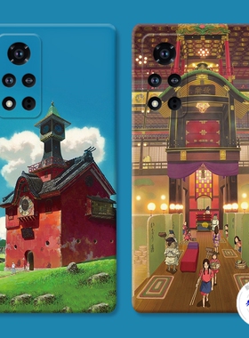 适用于二次元场景华为荣耀v40手机壳v20v30pro宫崎骏v10动漫v9play防摔套