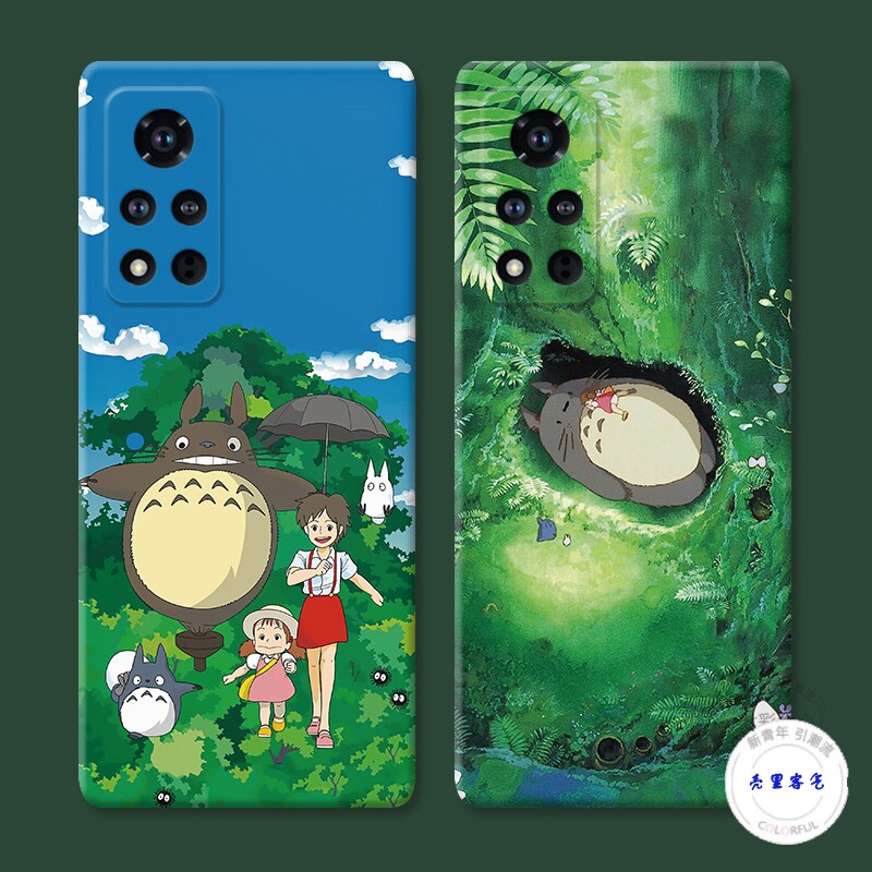 适用于可爱龙猫华为荣耀v40手机壳v20v30pro宫崎骏v10
