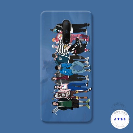 适用于潮路飞索隆1+11一加10pro手机壳9R海贼王8t创意7动漫6日系5五六七八九十一Ace2个性防摔套