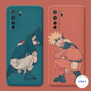 适用于鸣人佐助华为nova7pro手机壳10se麦芒11动漫9日系8火影忍者6男款5防摔套