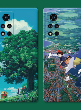 适用魔女宅急便华为荣耀v40手机壳v20v30pro宫崎骏v10可爱v9play