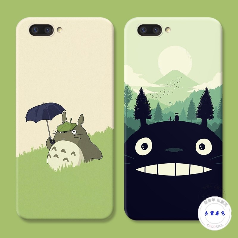 适用于于oppo r11手机壳r9s可爱龙猫plus宫崎骏卡通动
