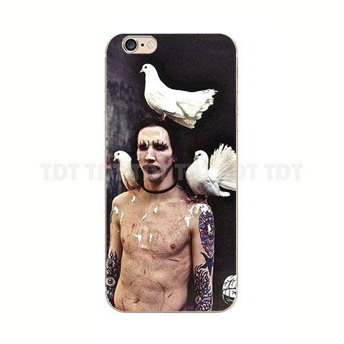 iphoneX苹果5/14/7/12pro手机壳摇滚适用玛丽莲曼森MarilynManson