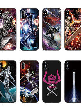 iphoneSE/14/12pro苹果X手机壳漫威漫画Silver Surfer适用银影侠