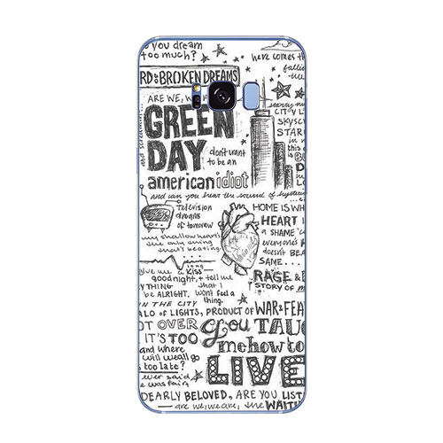 s8/plus/s7/s6edge+手机壳小米5/6绿日乐队Green-Day摇滚适用三星