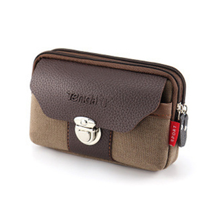 隐形包小包民族风手机包手机腰包老人用工地上用合并包三层工地用