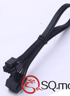 电源CPU 8P 延长线 主板CPU 延长线 超薄并线设计 黑色