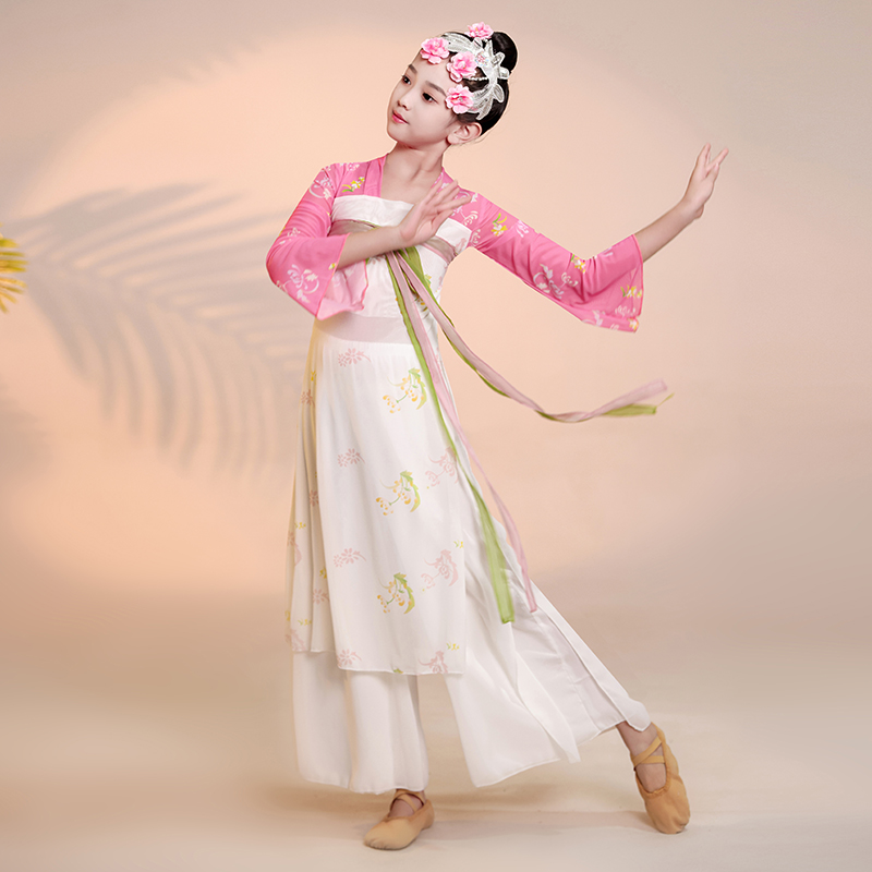 儿童古典舞演出服飘逸舞蹈服