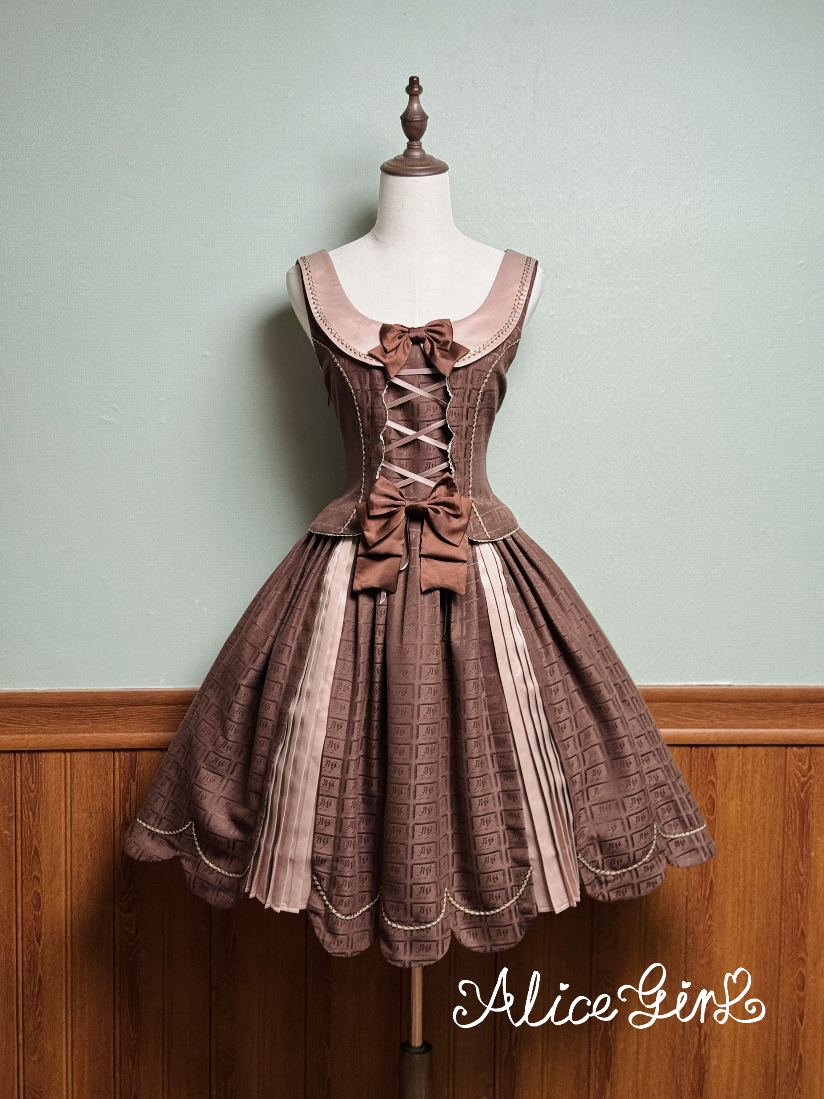thumbnail for Alice girl's original new Lolita Bear Bear Itao series JSK dress SK skirt