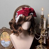 Alice 头饰 蝴蝶结发箍 girl原创新款 Lolita傲娇小姐