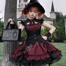 显瘦无袖 Alice 万圣节哥特风 Lolita魔药 连衣裙 girl原创新款