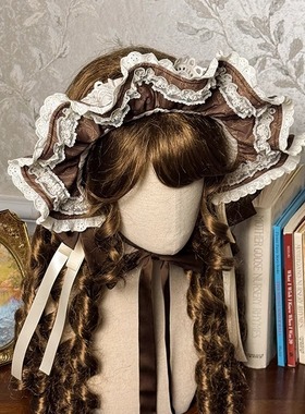 Alice girl原创新款 Lolita海盐童话 Bnt头饰 蝴蝶结发箍 KC