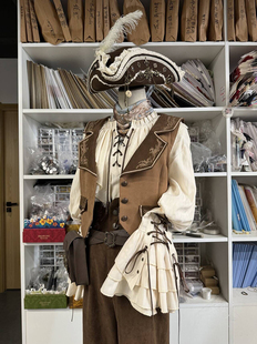 Alice girl原创新款 Lolita海盗系列航海寻宝图鉴 重工刺绣小马甲