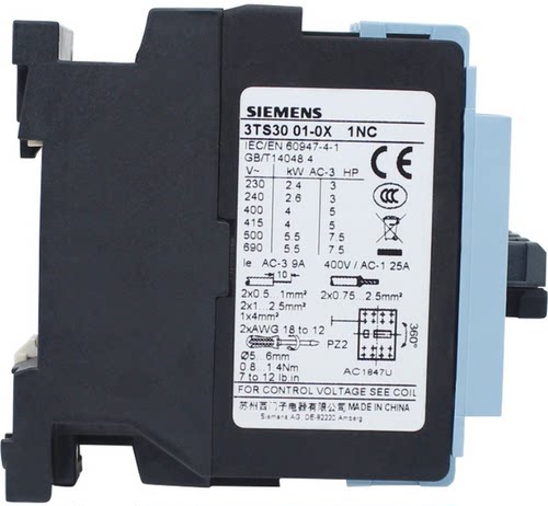 原装正品 西门子 3TS30 01E 交流接触器 3TS30 01-0XM0 三开一闭
