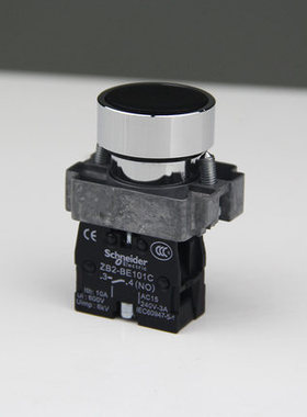 正品施耐德自复位黑色平头按钮 XB2BA21C一常开ZB2BA2C+ZB2BZ101C