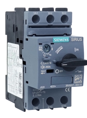 正品 西门子SIRIUS马达电机保护开关断路器3RV6021-4BA10 14-20A
