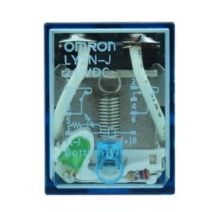 LY2N 2开2闭8脚 原装 中间继电器 DC24V 10A LY2NJ 欧姆龙