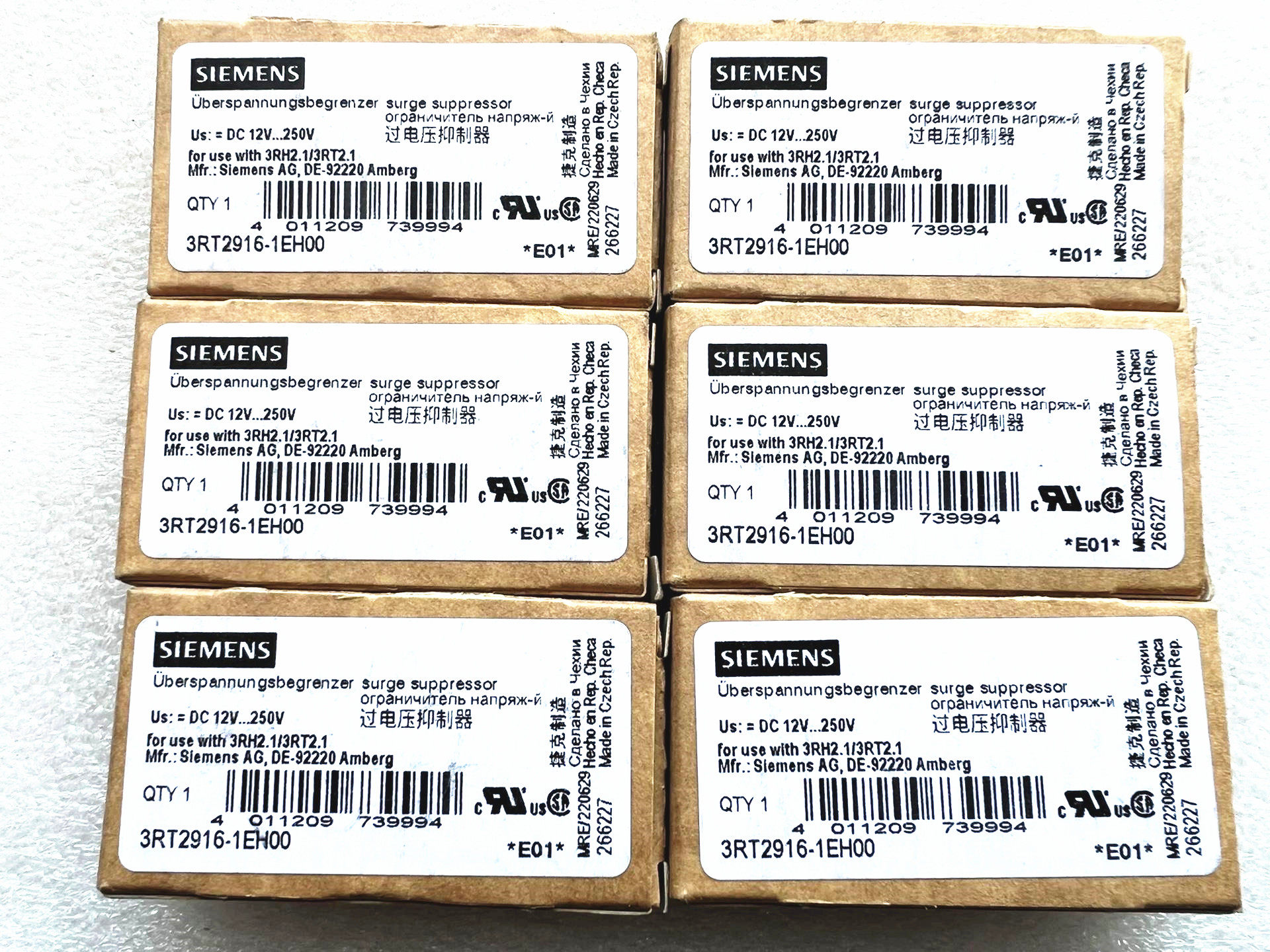 全新原装正品西门子过电压抑制器3rt2916-1eh00 dc12v-250v现货