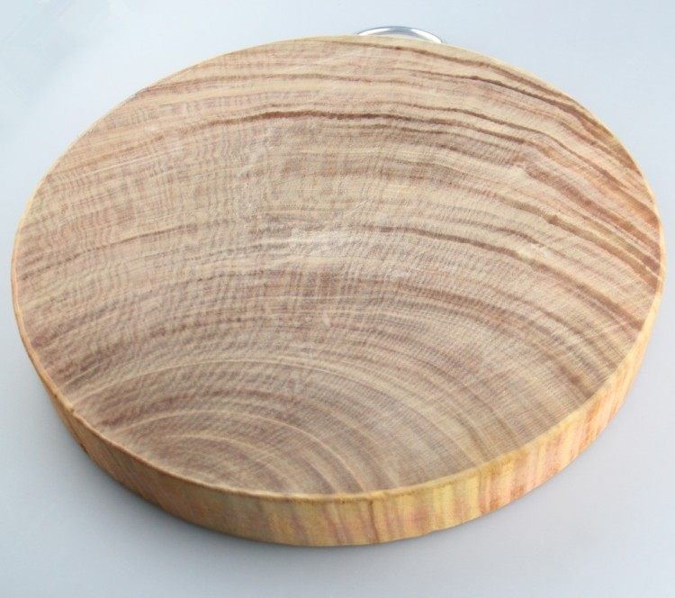 广西进口实木圆形铁木砧板蚬木切菜板宪木菜墩刀板防裂抗菌41x4cm