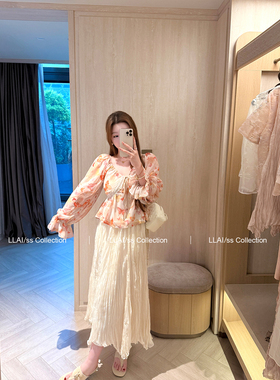 来来LLAI【5.16早10点】粉底液薄纱裙 做皱仙女半身裙~