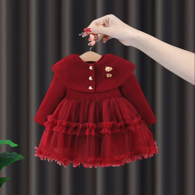 女童冬装连衣裙2025新款儿童秋冬季加绒洋气女宝宝超好看公主裙子,童装/婴儿装/亲子装,连衣裙,淘宝优惠券,粉丝福利购,淘宝优惠卷