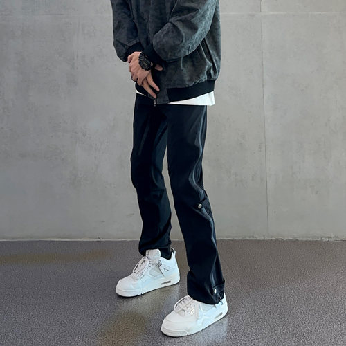 UNCLEBLUE长宽松潮机能休闲裤