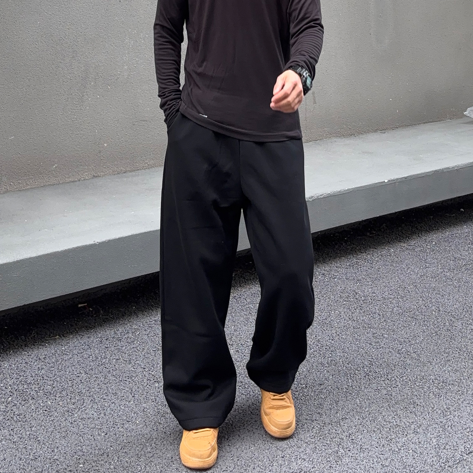 UNCLEBLUE美式休闲宽松纯色卫衣+卫裤三件套秋冬新款运动卫衣,男装,卫裤,淘宝优惠券,粉丝福利购,淘宝优惠卷