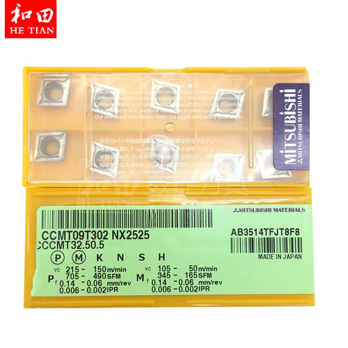 日本三菱数控车刀片CCMT09T302 NX2525/HTI10/UTi20T/UC5115