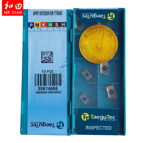 特固克数控刀片APKT09T308R-EM TT9080|R0.8平面铣刀