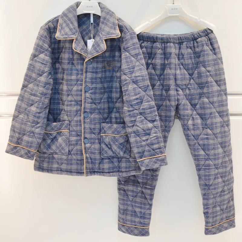 妮可雅男士梭织磨毛夹棉抗静电