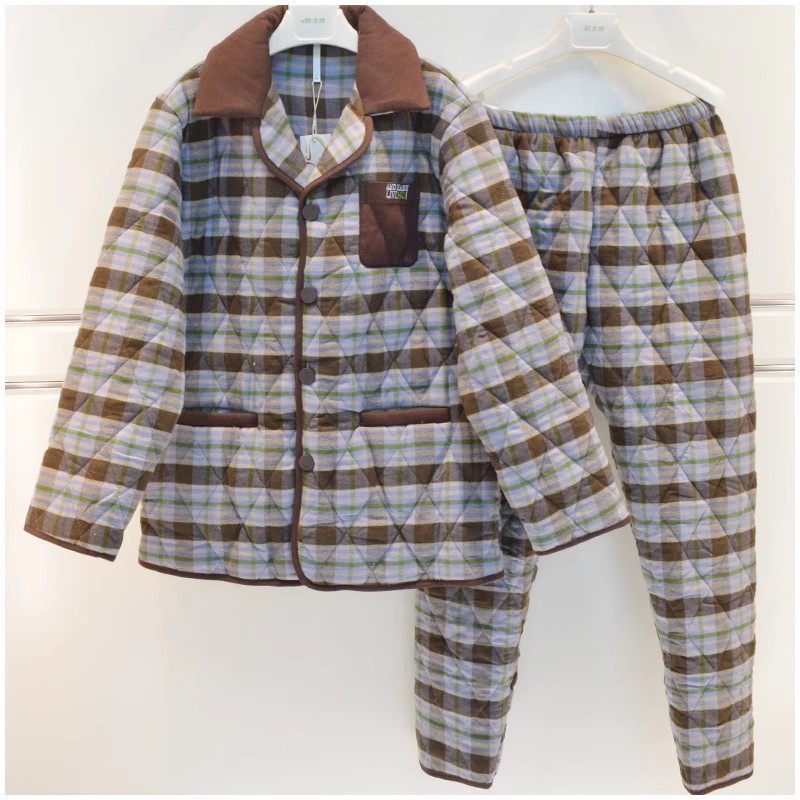 妮可雅男士睡衣2023冬季新品三层加厚保暖梭织磨毛夹棉家居服棉袄,女士内衣/男士内衣/家居服,睡衣/家居服套装,淘宝优惠券,粉丝福利购,淘宝优惠卷