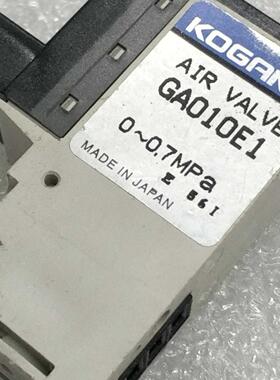 GA010E1日本原装拆机KOGANEI小金井电磁阀24VDC线圈磁头