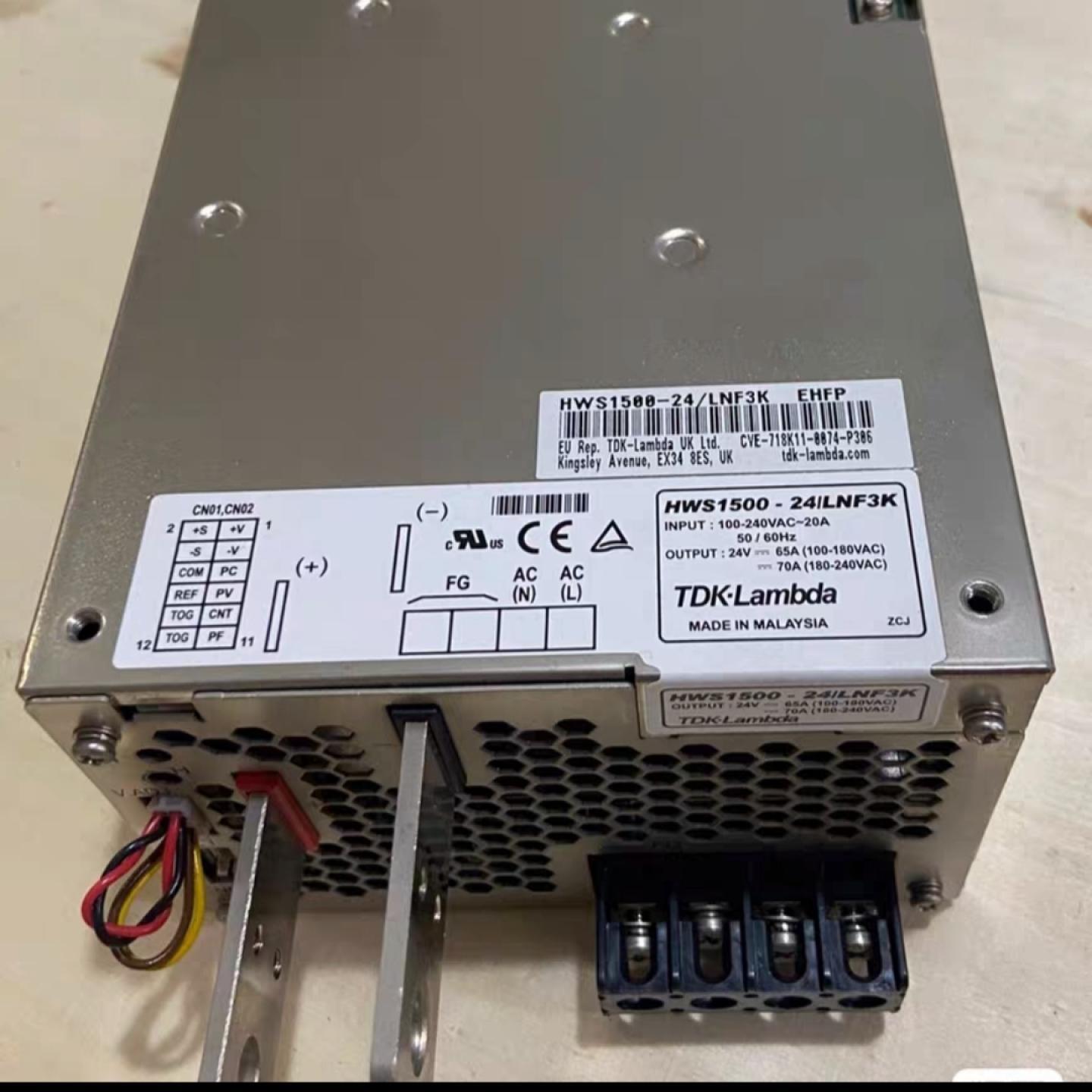 日本TDK-Lambda兰姆达HWS1500-24 24V 65A 1500W开关电源成色漂亮