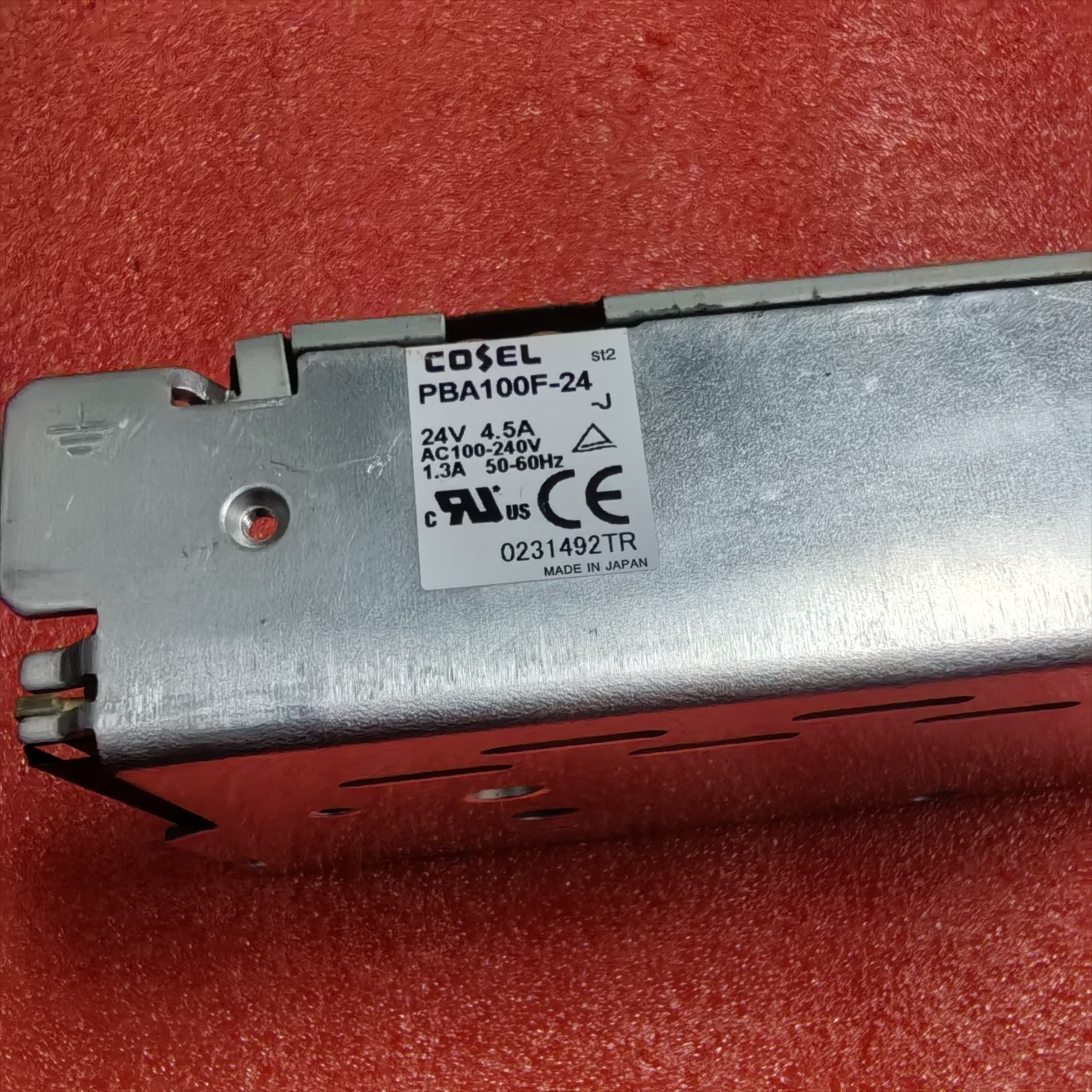 COSEL科索开关电源 PBA100F-24 24V 4.5A,输入AC100-240V