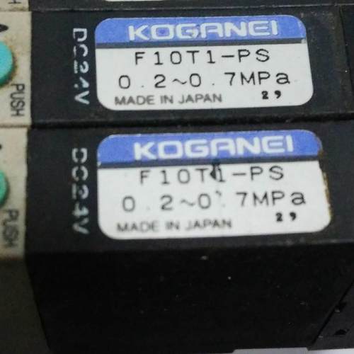 现货供应小金井电磁阀原装拆机测试包好 F10T2 F10T2-PS F10T1-PS