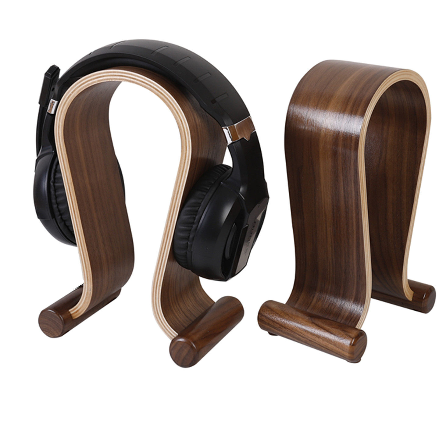 实木胡桃木电脑耳机架蓝牙U型头戴式桌面电竞游戏耳麦挂架展示架,影音电器,耳机/耳麦配件,淘宝优惠券,粉丝福利购,淘宝优惠卷