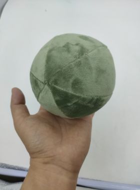 10cm纯色球毛绒玩具定制印文字深蓝绿色粉色红色黄色球橙色彩色白