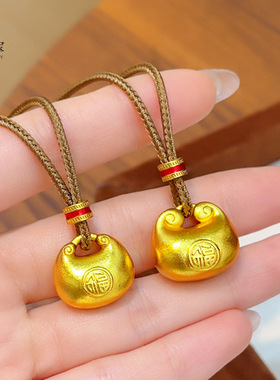 金店同款沙小胖福坨吊坠项