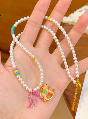 新中式古法沙金珐琅彩粉色