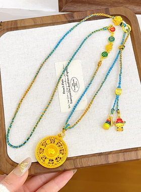 金店同款沙镂空花丝卍字八