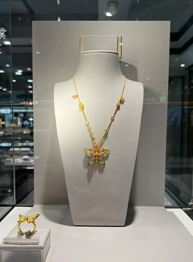 金店同款沙脉花蝶吊坠diy